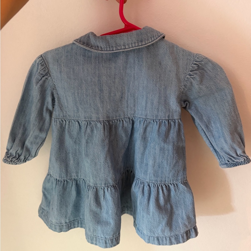 Old Navy Light Blue Baby Dress 100% cotton - Picture 2 of 4